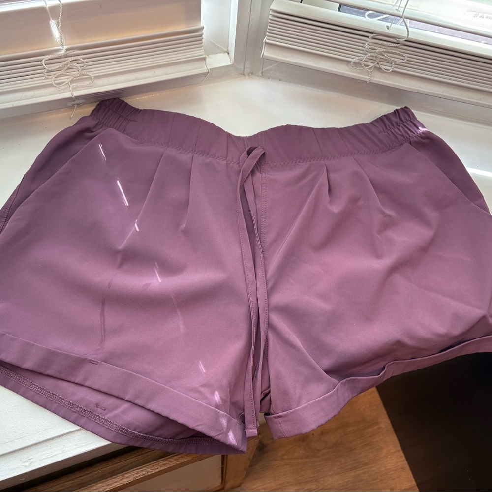 Zyia Purple Athletic Shorts for Active Performance